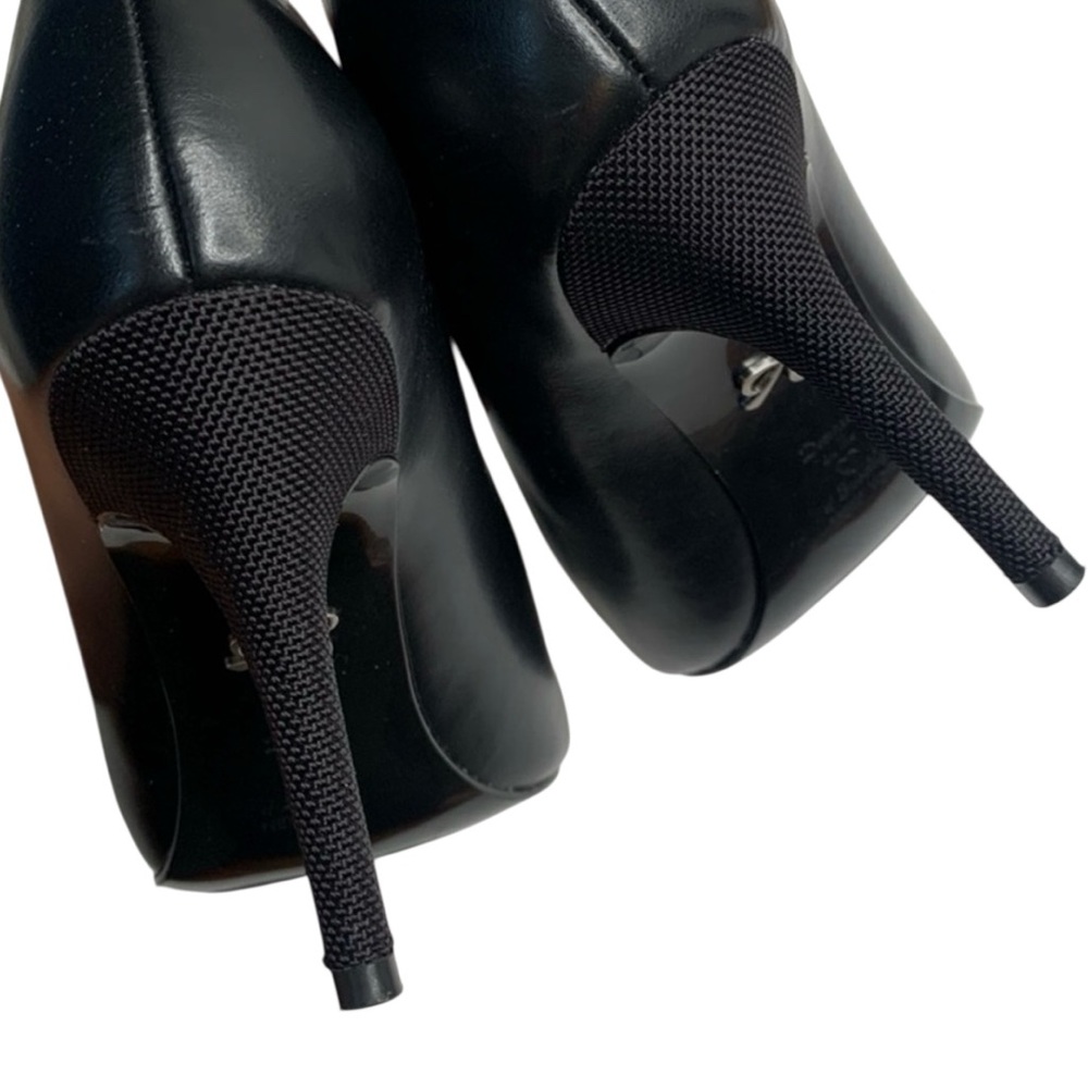 EUC ANTONIA SAINT BLACK LEATHER PUMPS IN ORIGINAL BOXES SIZE 9 - Picture 11 of 16